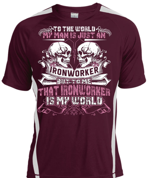 My Man Is Just An Ironworker T Shirt, Being An Ironworker T Shirt, Cool Shirt
