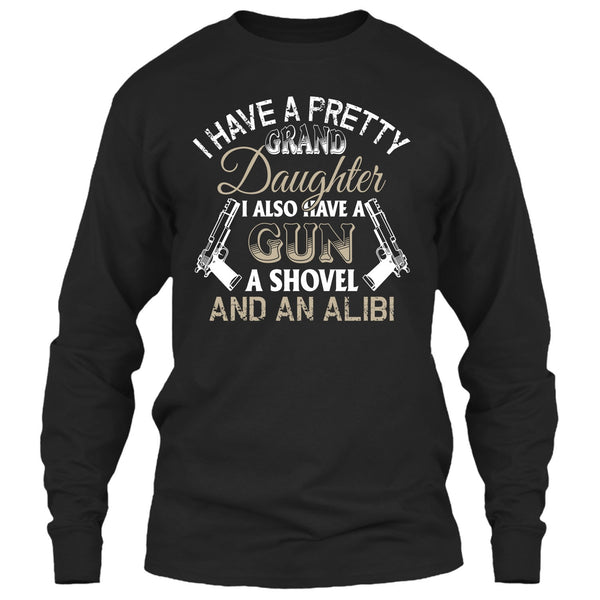 A black t-shirt with the shopify logo