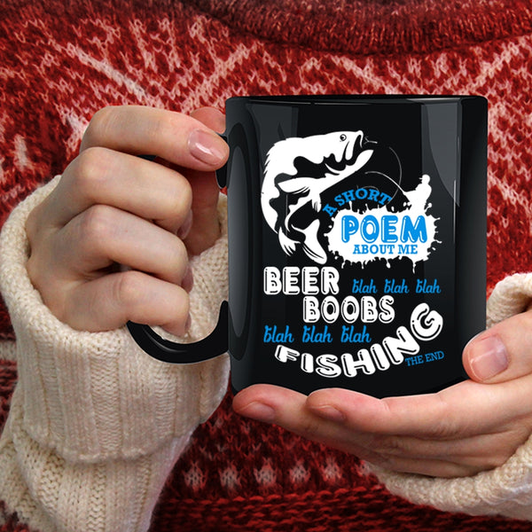 Beer Boobs Fishing Coffee Mug, Cute Gift For Fisher Coffee Cup