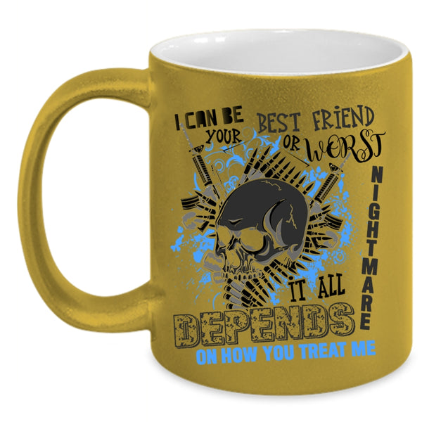Cool Friends Coffee Mug, I Can Be Your Best Friend Accent Mug