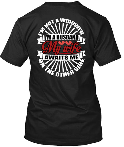 A black t-shirt with the shopify logo