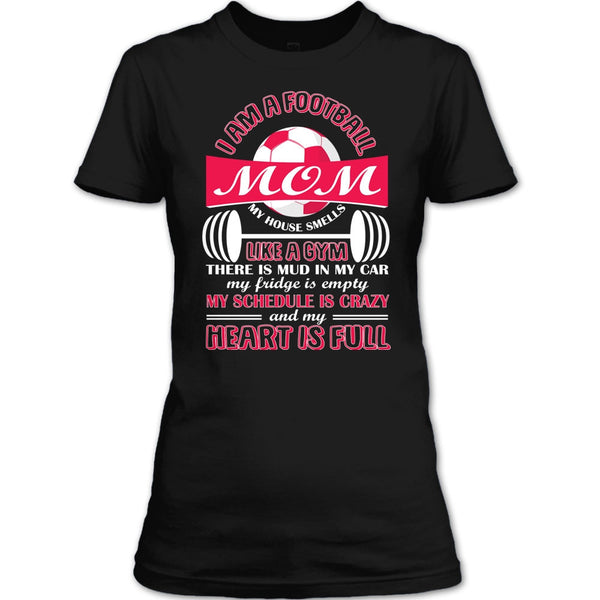 A black t-shirt with the shopify logo