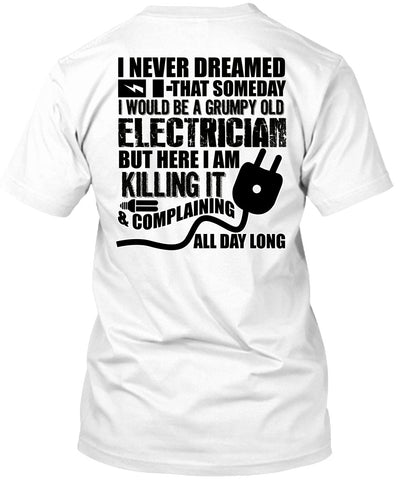 A black t-shirt with the shopify logo