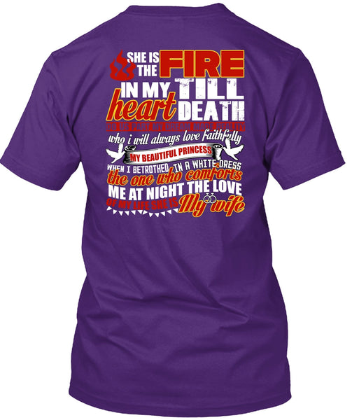 She Is The Fire T Shirt, She Is My Wife T Shirt