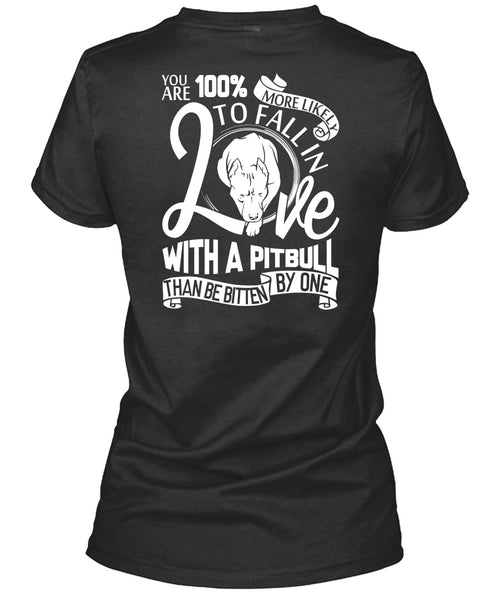 Fall In Love With A Pit Bull T Shirt, My Pets T Shirt