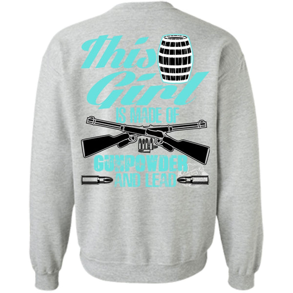 I Love Veteran T Shirt, This Girl Is Made Of Gunpowder Sweatshirt