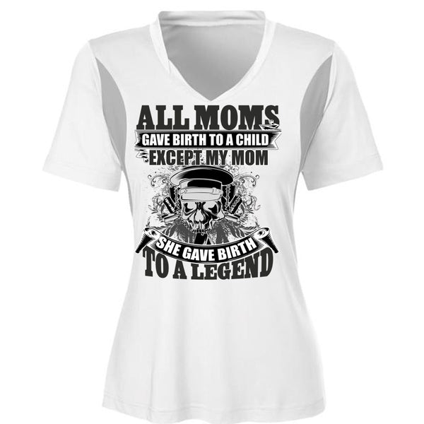 She Gave Birth To A Legend T Shirt, I Love Mom T Shirt, Awesome T-Shirts