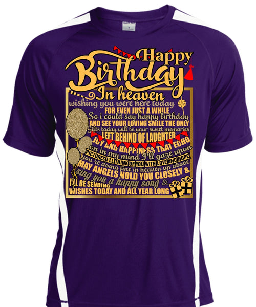 Happy Birthday In Heaven T Shirt, Being A Son T Shirt, Cool Shirt