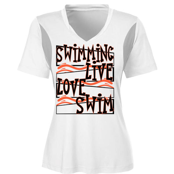 Swimming Live Love Swim T Shirt, I Love Swimming T Shirt, Awesome T-Shirts