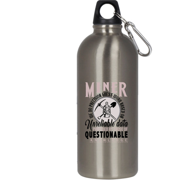 Cool Miner 20 oz Stainless Steel Bottle,Awesome Gift For Coal Miner Outdoor Sports Water Bottle
