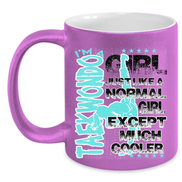 Cool Girls Coffee Mug, I'm A Taekwondo Girl Accent Mug