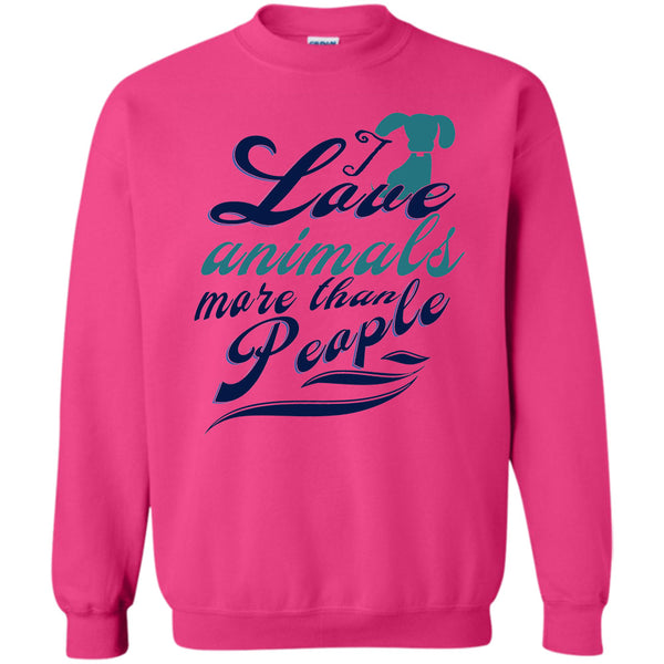 Cutest Dog Ever T Shirt, I Love Animals More Than People Sweatshirt