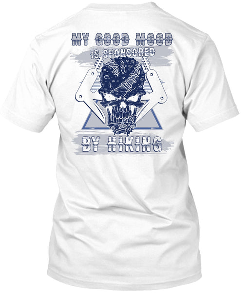 A black t-shirt with the shopify logo