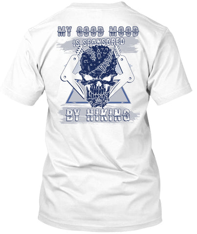 A black t-shirt with the shopify logo