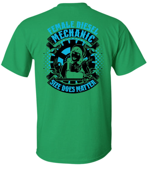 Female Diesel Mechanic T Shirt, I Love Mechanic T Shirt
