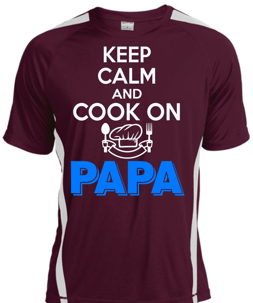 Keep Calm And Cook On Papa T Shirt, Father's Day T Shirt