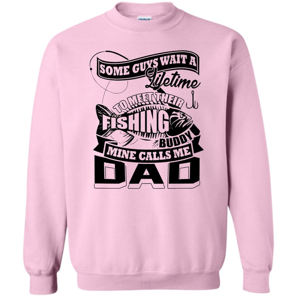 Coolest Fishing Dad T Shirt, Their Fishing Buddy Sweatshirt