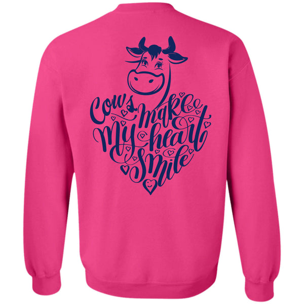 Being A Farmer T Shirt, Cows Make My Heart Smile Sweatshirt