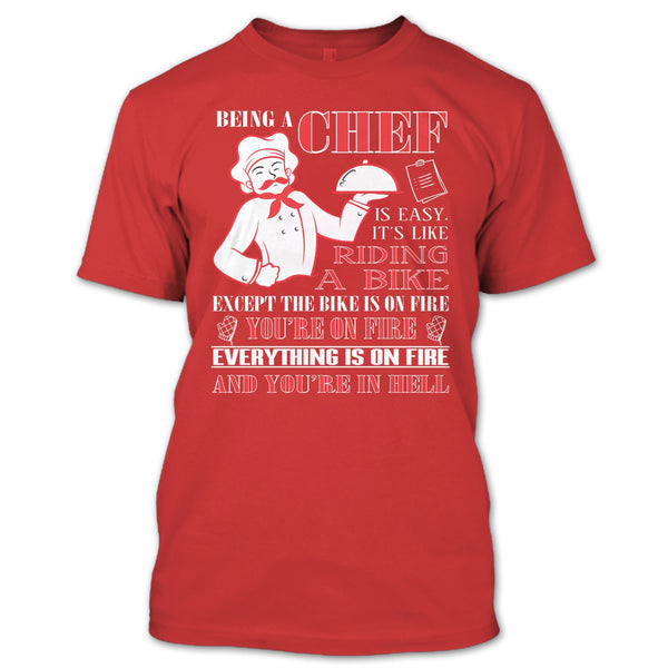 A black t-shirt with the shopify logo