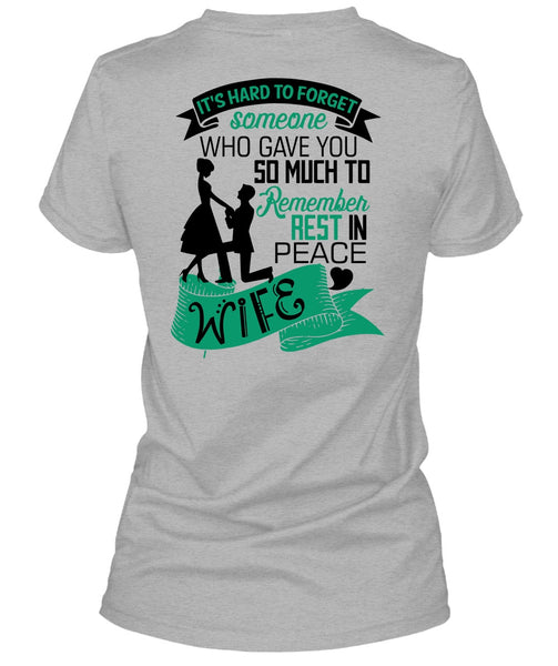 Remember Rest In Peace Wife T Shirt, I Love Husband T Shirt