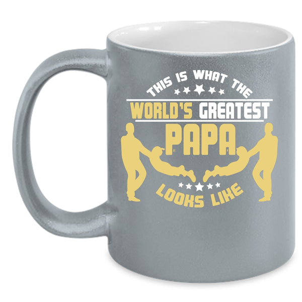 What The World's Greatest Papa Looks Like Coffee Mug, Cute Coffee Cup