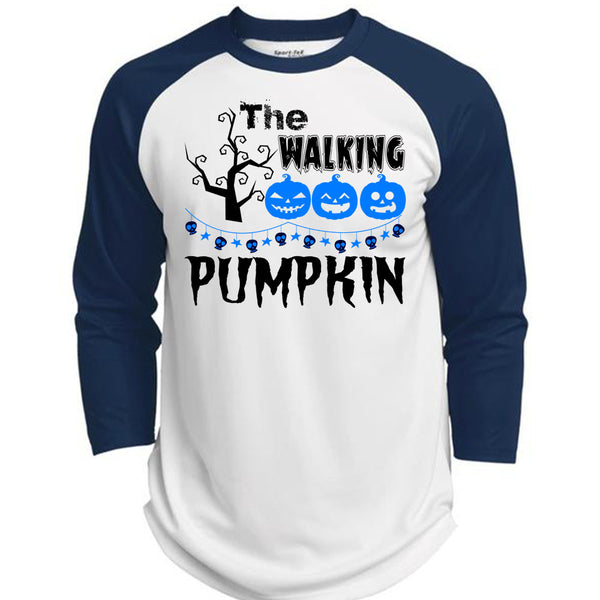 The Walking Pumpkin T Shirt, Wait For Halloween T Shirt, Awesome T-Shirts  (Polyester Game Baseball Jersey)