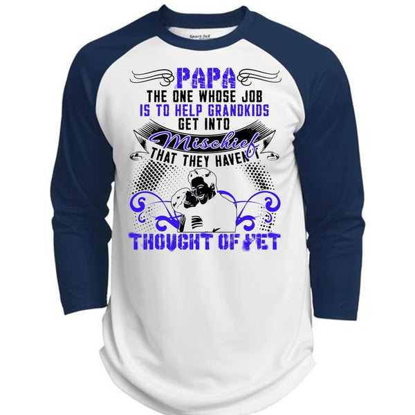 Papa The One T Shirt, I Love Papa T Shirt, Awesome T-Shirts  (Polyester Game Baseball Jersey)