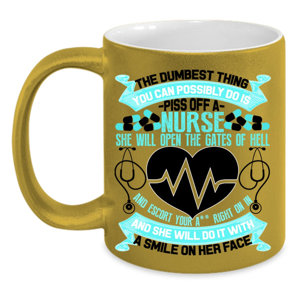 Awesome Gift For Nurse Coffee Mug, Funny Nurses Accent Mug
