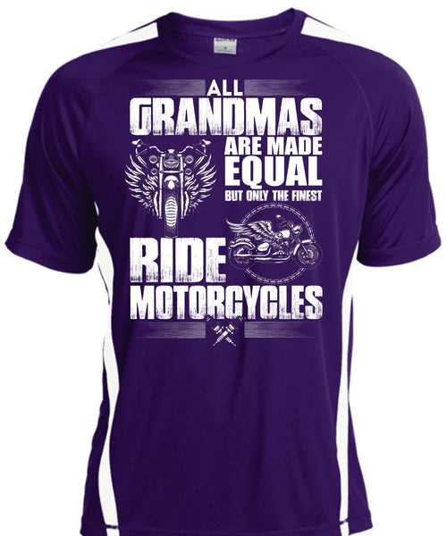 All Grandmas Are Made Equal T Shirt, Ride Motorcycles T Shirt, Cool Shirt
