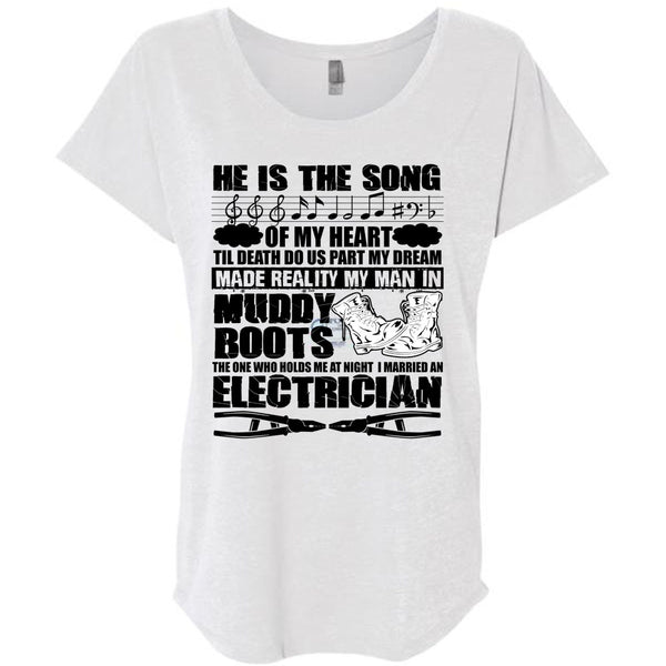 I Married An Electrician T Shirt, I Love Electrician T Shirt, Awesome T-Shirts