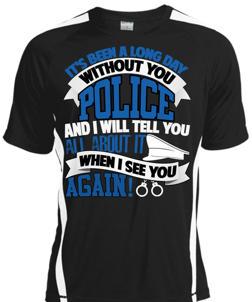 A black t-shirt with the shopify logo