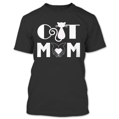A black t-shirt with the shopify logo