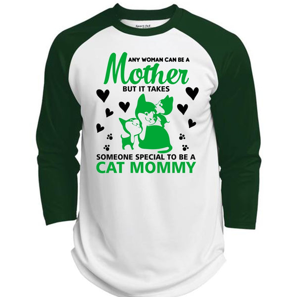 It Takes Someone Special To Be A Cat Mommy T Shirt, I Love My Cat T Shirt  (Polyester Game Baseball Jersey)