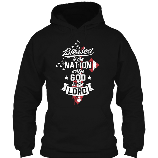 A black t-shirt with the shopify logo