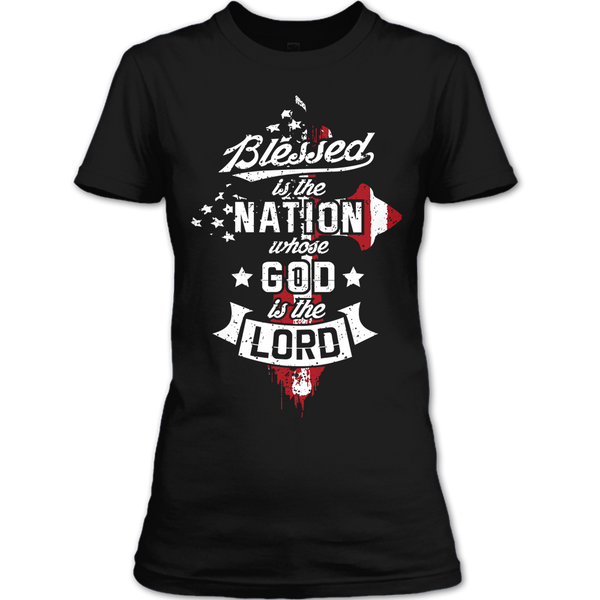 A black t-shirt with the shopify logo