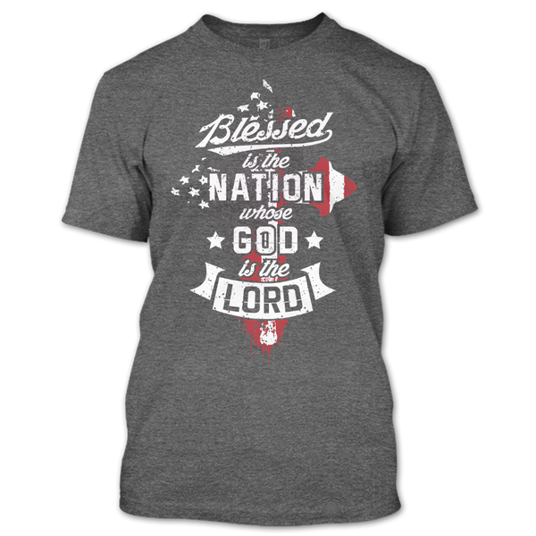 A black t-shirt with the shopify logo