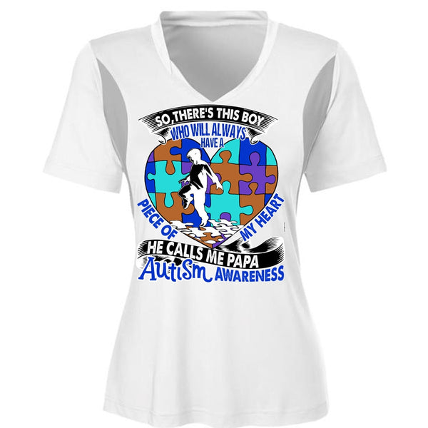 He Calls Me Papa Autism T Shirt, I Love Papa T Shirt, Awesome T-Shirts