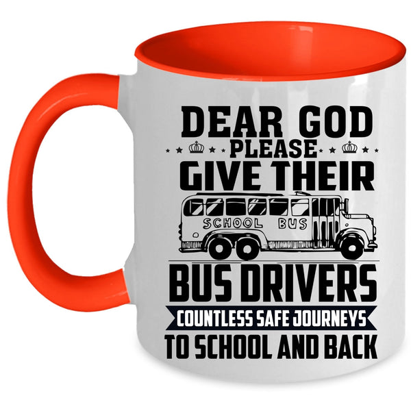 Cute School Bus Driver Coffee Mug, Funny School Bus Driver Accent Mug