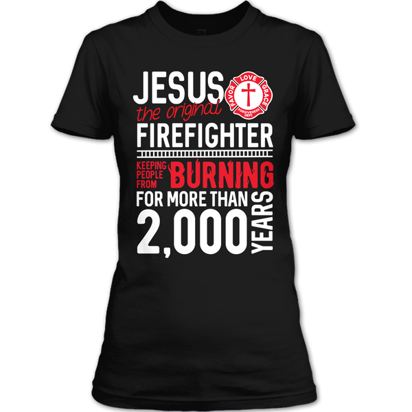 A black t-shirt with the shopify logo