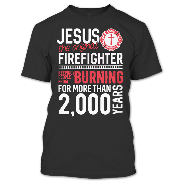 A black t-shirt with the shopify logo