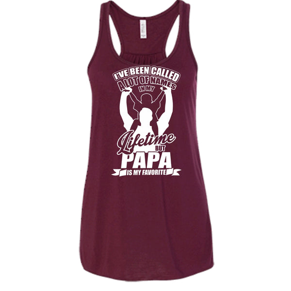 Papa Is My Favorite Name T Shirt, Happy Father's  Day Tank Top
