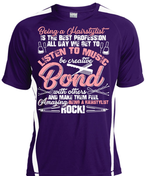 Being A Hair Stylist Is The Best Profession T Shirt, Listen To Music T Shirt, Cool Shirt