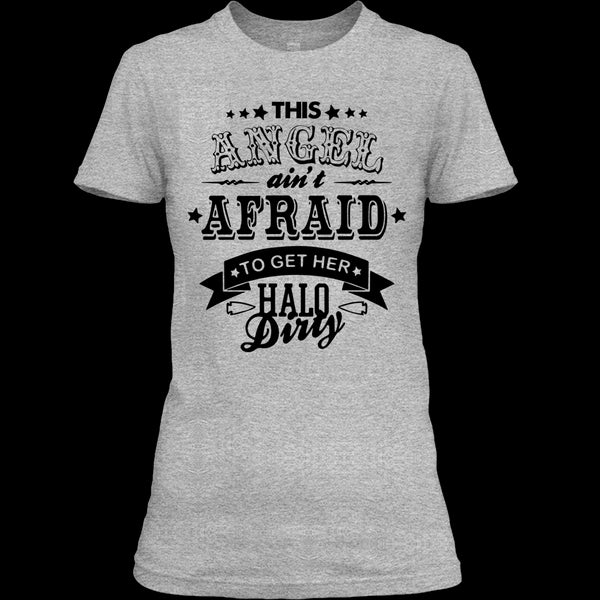 A black t-shirt with the shopify logo