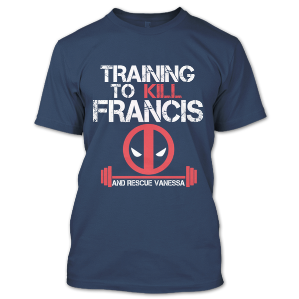 A black t-shirt with the shopify logo