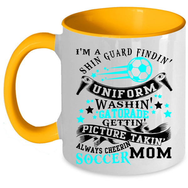 Cute Soccer Mom Coffee Mug, I'm A Soccer Mom Accent Mug