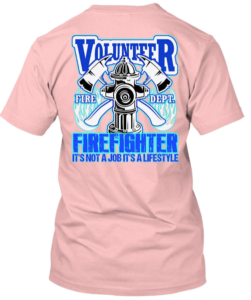 Volunteer Firefighter T Shirt, I Love Firefighter T Shirt