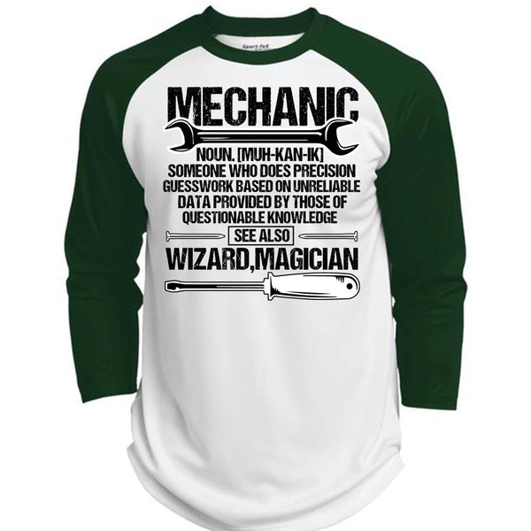 Does Precision Guesswork T Shirt, I Love Mechanic T Shirt, Awesome T-Shirts  (Polyester Game Baseball Jersey)