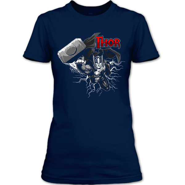 A black t-shirt with the shopify logo