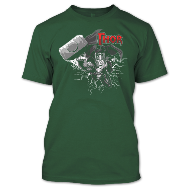 A black t-shirt with the shopify logo