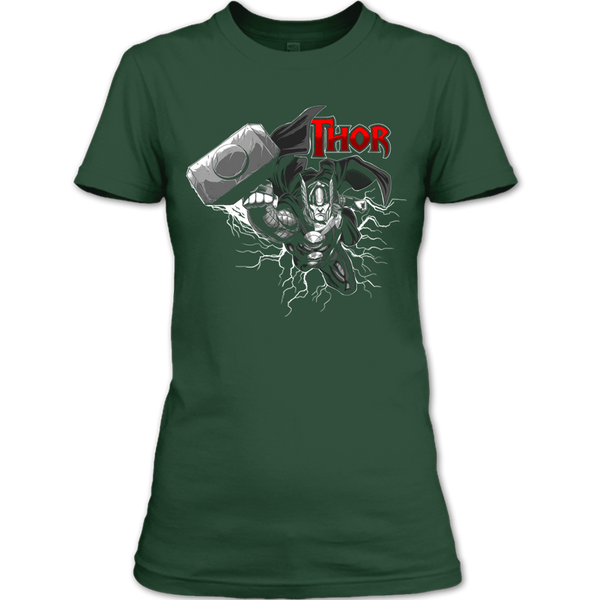 A black t-shirt with the shopify logo